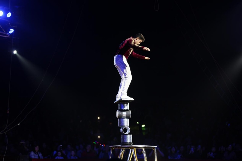 庆祝中法建交62周年“杂技之夜”活动在巴黎举行